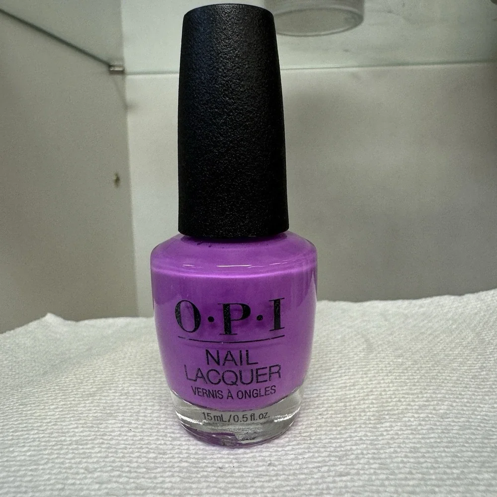 OPI POSITIVE VIBES ONLY (NL N73) Nail Lacquer Purple New Without Box